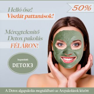 Méregtelenítő detox algapakolás